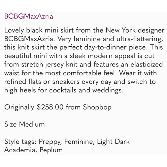BCBGmaxazria pleated mini skirt - Picture 5 of 5
